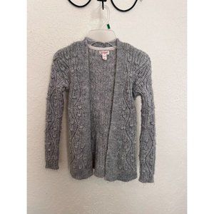 Cat & Jack Grey Sparkly Cardigan